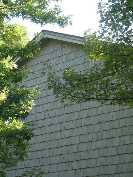 North end of the house - new siding