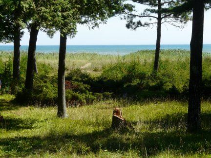 view of Lake Michigan from our deck